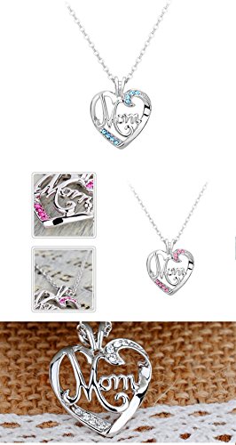 Christmas Gifts for Women,  Birthday Gifts Mothers Day Pendant Necklace Rose