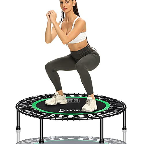 400 lbs Rebouonder Trampoline for Adults, Mini Trampoline for Adults Indoor Exercise
