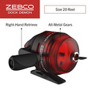 Dock Demon Spincast Reel and Fishing Rod Combo, Durable Fiberglass Rod