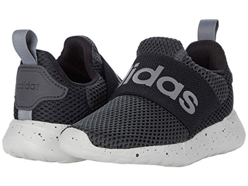 adidas Lite Racer Adapt 4.0 Running Shoes, Grey/Grey/Black, Big Kid