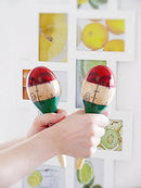 Maracas,2pcs 10inch Large Wood Rumba Shakers,Latin Hand Percussion with Full, Bright Vibrant Sound