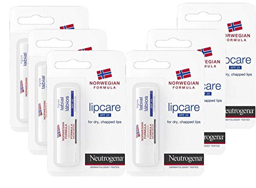 Neutrogena Lipcare Stick Norwegian Formula, for Dry and Chapped Lips, SPF 20