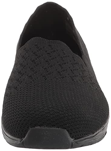 Women's Seager-STAT-Scalloped Collar, Engineered Skech-Knit Slip-On-Classic Fit Loafer