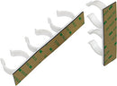 SimpleHouseware 30 Spice Gripper Clips Strips Cabinet Holder - 6 Strips, Holds 30 Jars