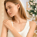 Bracelets for Women, 925 Sterling Silver Dainty Simple Link Bracelet, Birthday Anniversary