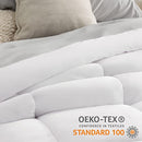 Comforter Full Size Duvet Insert - Down Alternative White Full Size Comforter, Quilted All