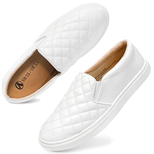 Slip On Shoes for Womens Fashion Sneakers Comfort Memory Foam Casual