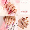 Nail Tips and Glue Gel Nail Kit, 2 In 1 Nail Gel and Base Gel  ,Acrylic Nail Kit