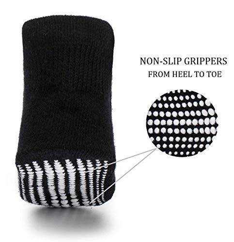 Baby Non Slip Grip Ankle Socks with Non Skid Soles for Infants Toddlers Kids Boys Girls