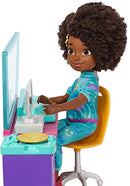 Karma’s World Making Rhymes Recording Studio 13-Piece Playset with Karma Doll (8.7-in)