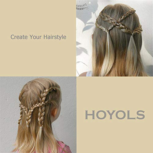 Clear Elastic, 1500pcs Mini Small Clear Ponytail Elastics Holders for Blond Kids Girls Hair