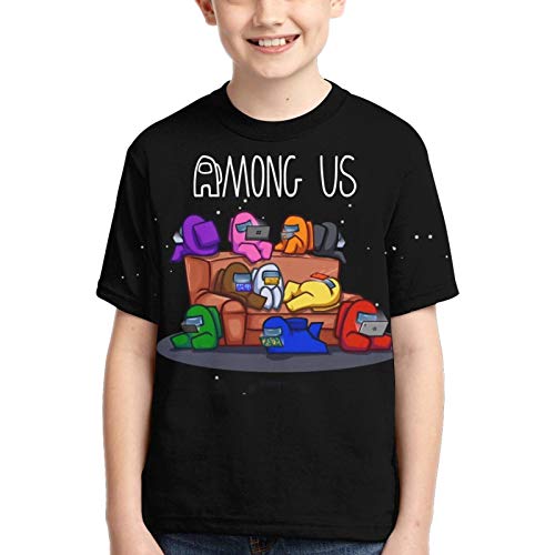 Boy T-Shirt Imposter Game Crewmates You Look Sus Gamer Youth T-Shirts 3D Print