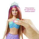 Mermaid Barbie Doll with Water-Activated Twinkle Light-Up Tail, Barbie Dreamtopia