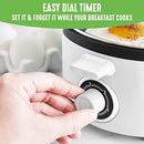 Breakfast Maker, Healthy Ceramic Nonstick Dual Griddles for Eggs Meat and Pancakes
