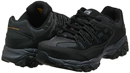 Skechers Men's Cankton-U, Black/Charcoal, 10.5 M US