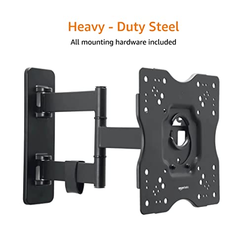 Full Motion Articulating TV Monitor Wall Mount for 22-55 Inch TVs and Flat Panels