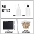 Universal Gun Cleaning Kit Hunting Handgun Shot Gun Cleaning Kit for All Guns with Case Travel Size Portable Metal Brushes