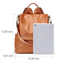 Women Backpack Purse Fashion Vintage Leather Large Travel Ladies Shoulder Bags