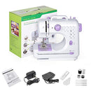 Mini Sewing Machine Portable Household Electric Small Crafting Mending Sewing Machines with Foot Pedal
