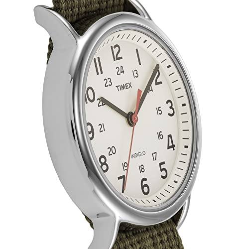 Timex Weekender Analog Beige Dial Unisex Watch - T2N651