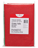 Bulk Red, Green and White Tissue Paper, for Christmas, Holidays, and Special Occasions (125-Sheets)