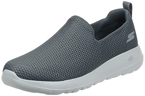 Men's Go Walk Max-Athletic Air Mesh Slip on Walkking Shoe Sneaker,Charcoal,7.5 X-Wide