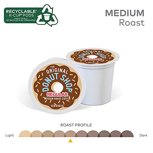 The Original Donut Shop Keurig Single-Serve K-Cup Pods, Regular Medium Roast Coffee