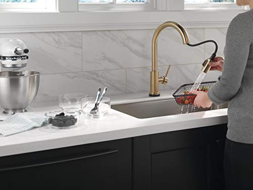 Gold Kitchen Faucet Touch, Touch Kitchen Faucets with Pull Down Sprayer