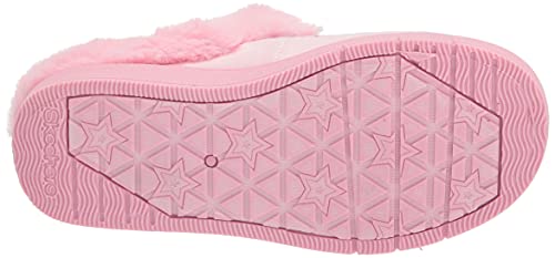 Skechers Kids Girls Sleep Slides Slipper, Pink, 4 Big Kid