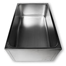 Commercial Grade Stainless Steel Bain Marie Buffet Food Warmer Steam Table