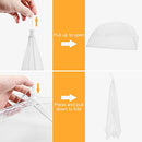 8 Pack Food Cover Net for Outdoors,Parties Picnics Reusable 17 Inches