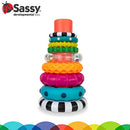 Stacking Ring STEM Learning Toy, Age 6+ Months, Multi, 9 Piece Set