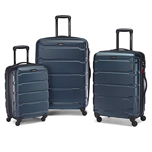 Omni PC Hardside Expandable Luggage with Spinner Wheels, Teal, Carry-On 20-Inch