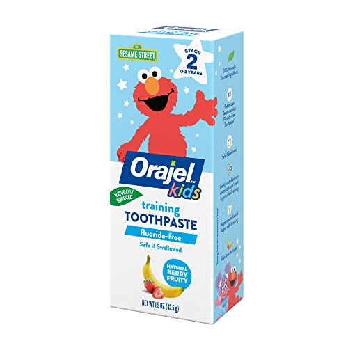 Elmo Training Toothpaste Fluoride-Free 1 Pediatrician Recommended
