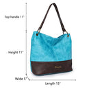 Wrangler Hobo Bags for Women Leather Tote Bag Shoulder Bag