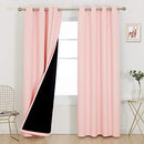 Total Blackout Energy Saving Curtains for Summer, 84 Inches Long, Set of 2