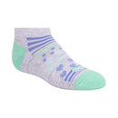 PUMA Girls' 6 Pack Low Cut Socks Sockshosiery, grey/pink, 5-6.5