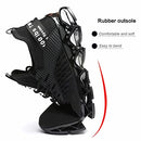 Men's Running Shoes Fashion Sneakers Breathable Non Slip Full Black