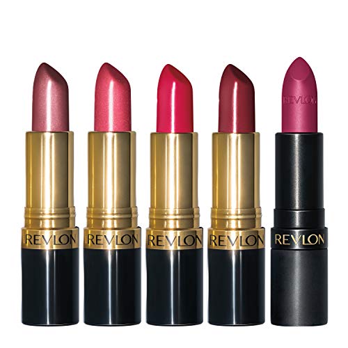 REVLON Super Lustrous Lipstick, 5 Piece Multi-finish Lipcolor Gift Set