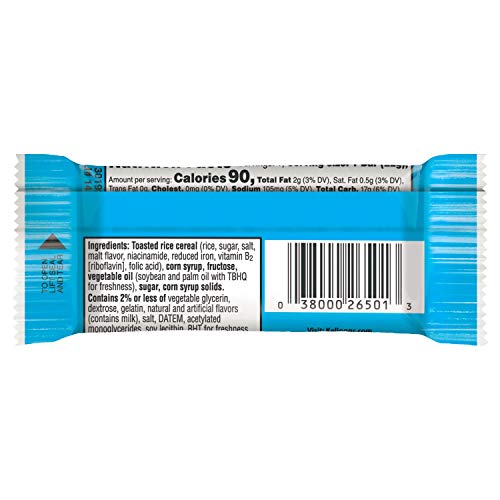 Rice Krispies Treats Marshmallow Snack Bars, Kids Snacks, School Lunch