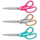 Scissors All Purpose,8.5" Multipurpose Scissors Bulk 3-Pack,Stainless Steel Sharp Scissors