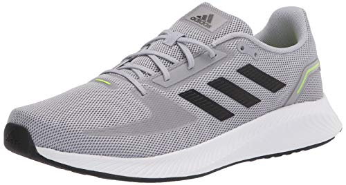 adidas Men's Runfalcon 2.0 Running Shoe, Halo Silver/Black/White