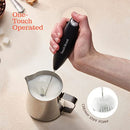 Powerful Handheld Milk Frother, Mini Milk Foamer, Battery Operated Stainless Steel Drink