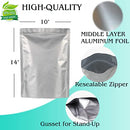 30pcs 1 Gallon Mylar Bags for Food Storage with Oxygen Absorbers 400CC (40pcs)