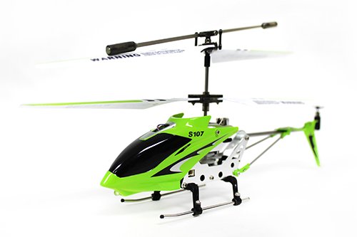 Syma S107 3 Channel RC Helicopter with Gyro, Green