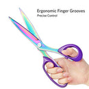 Titanium Coating Fabric Scissors, Professional Tailor Scissors, Ultra-Sharp Stainless Steel Blades