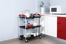 Olympia Tools 85-188 Pack-N-Roll Folding Collapsible Service Cart, Black, 50 Lb