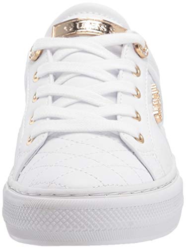 GUESS Women's LOVEN Sneaker, White, 7