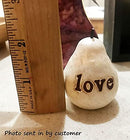 Gift for Mom, White Love You Mom Pears,Mom birthday gift