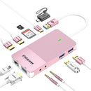 USB 3.0 Docking Station, Triple Display USB Hub Dual HDMI VGA Adapter